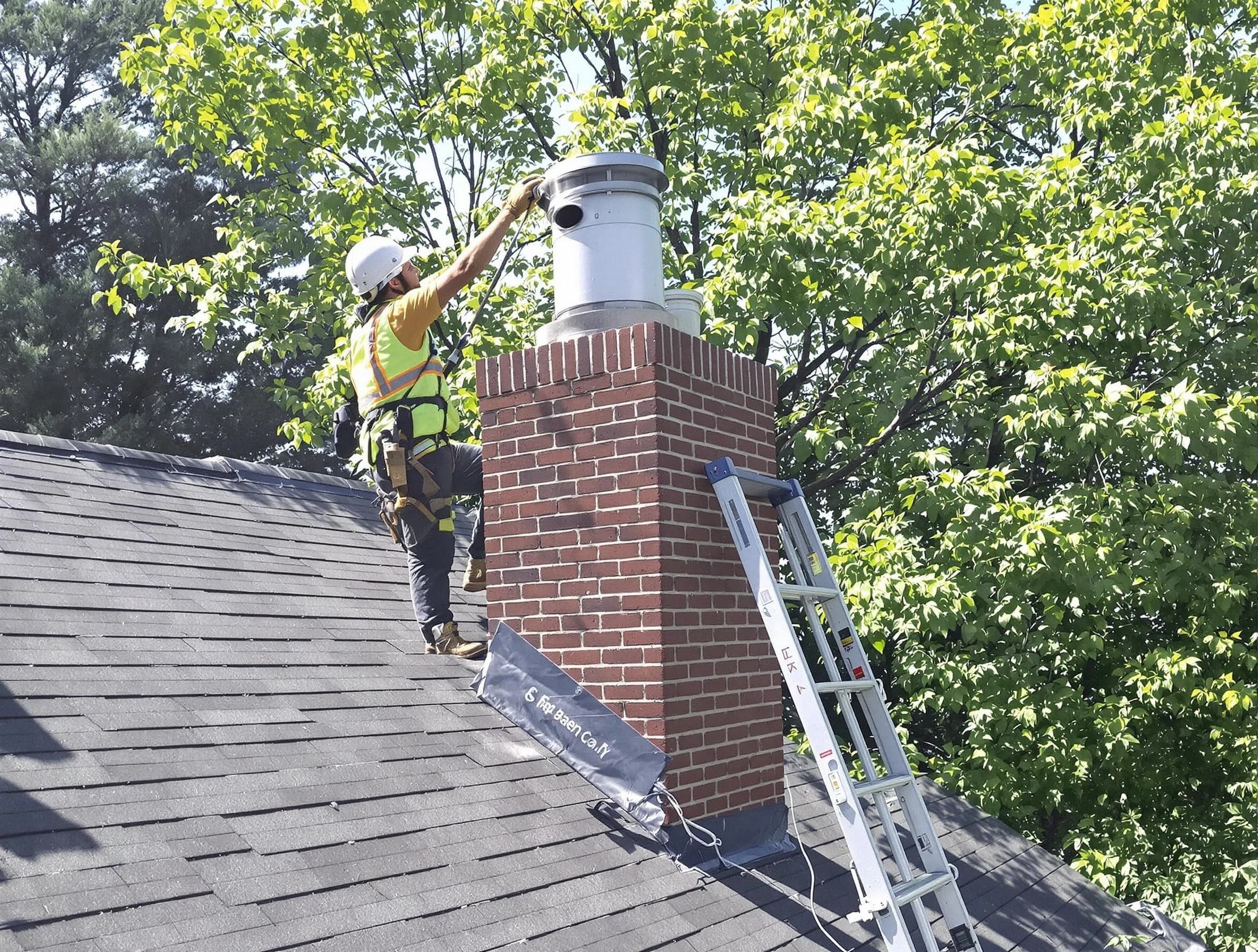 Chimney liner inspection by Tyrone Chimney Sweep in Tyrone, GA
